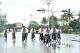 3.大家不畏風雨順利完騎