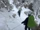 大霸尖山9.8K處積雪情形 雪霸處提供