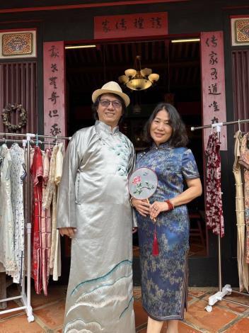 聚落走讀導覽與體驗活動-旗袍體驗