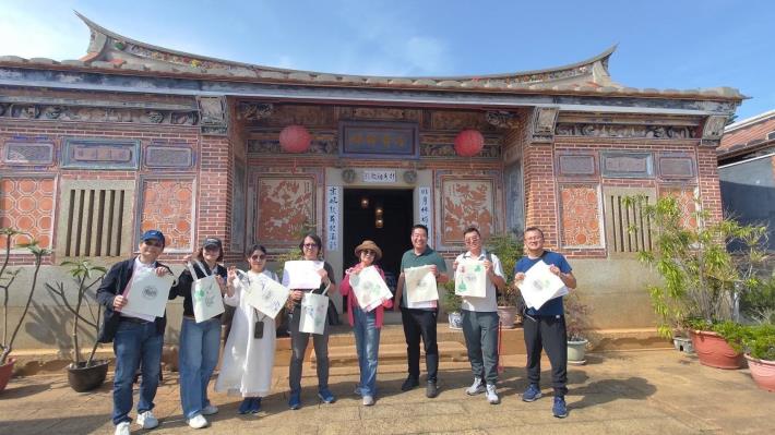 聚落走讀導覽與體驗活動-拓印帆布袋