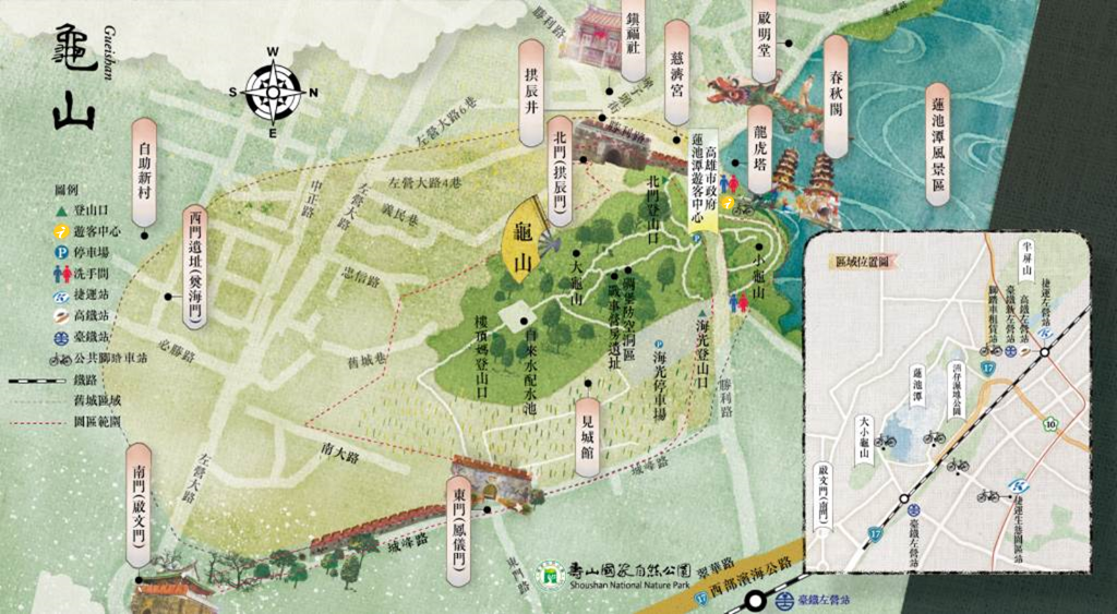 半屏山-古風地圖