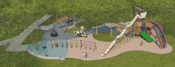 高雄都會一期公園新設多元性共融遊憩場，規劃期間即透過民眾參與式設計取得共識