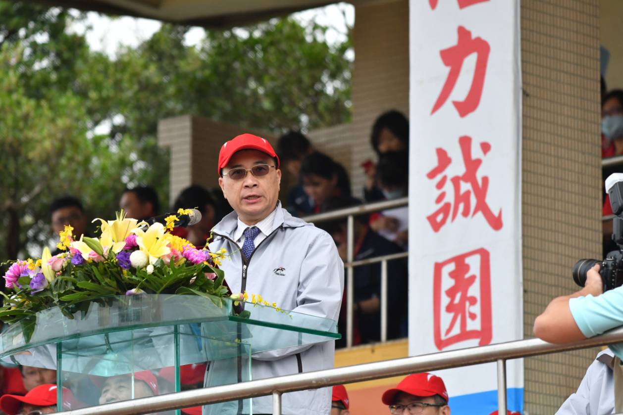 內政部長徐國勇主持警察大學校運會開幕典禮