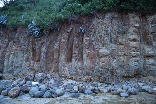 地質景觀、風化與侵蝕地景-玄武岩海崖