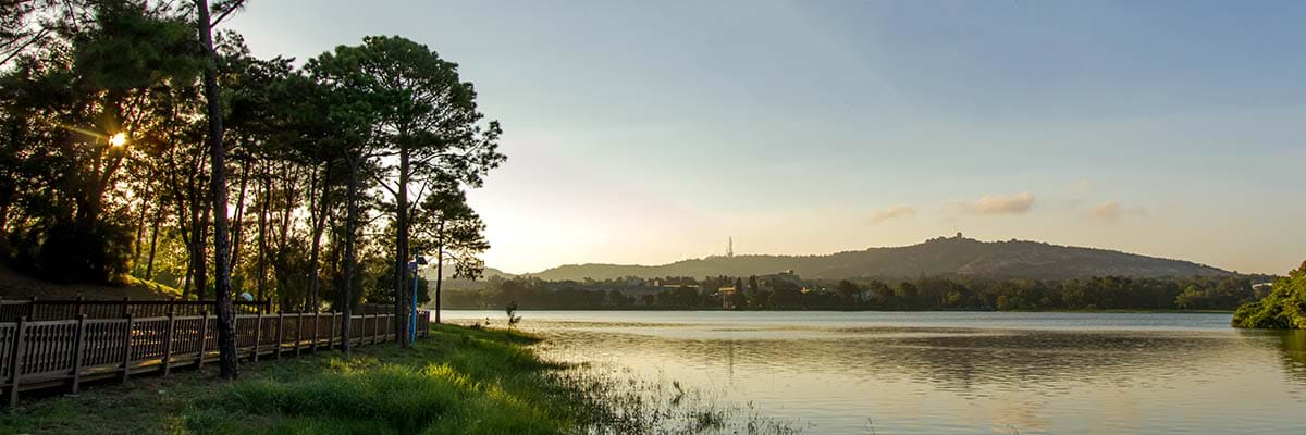 陽明湖景色