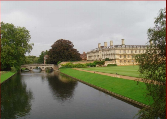 劍橋大學校景，河畔綠美化及橋梁造型.jpg