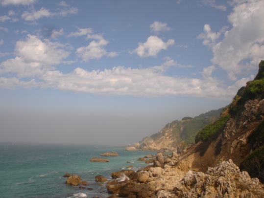 Qihou Mountain coast line