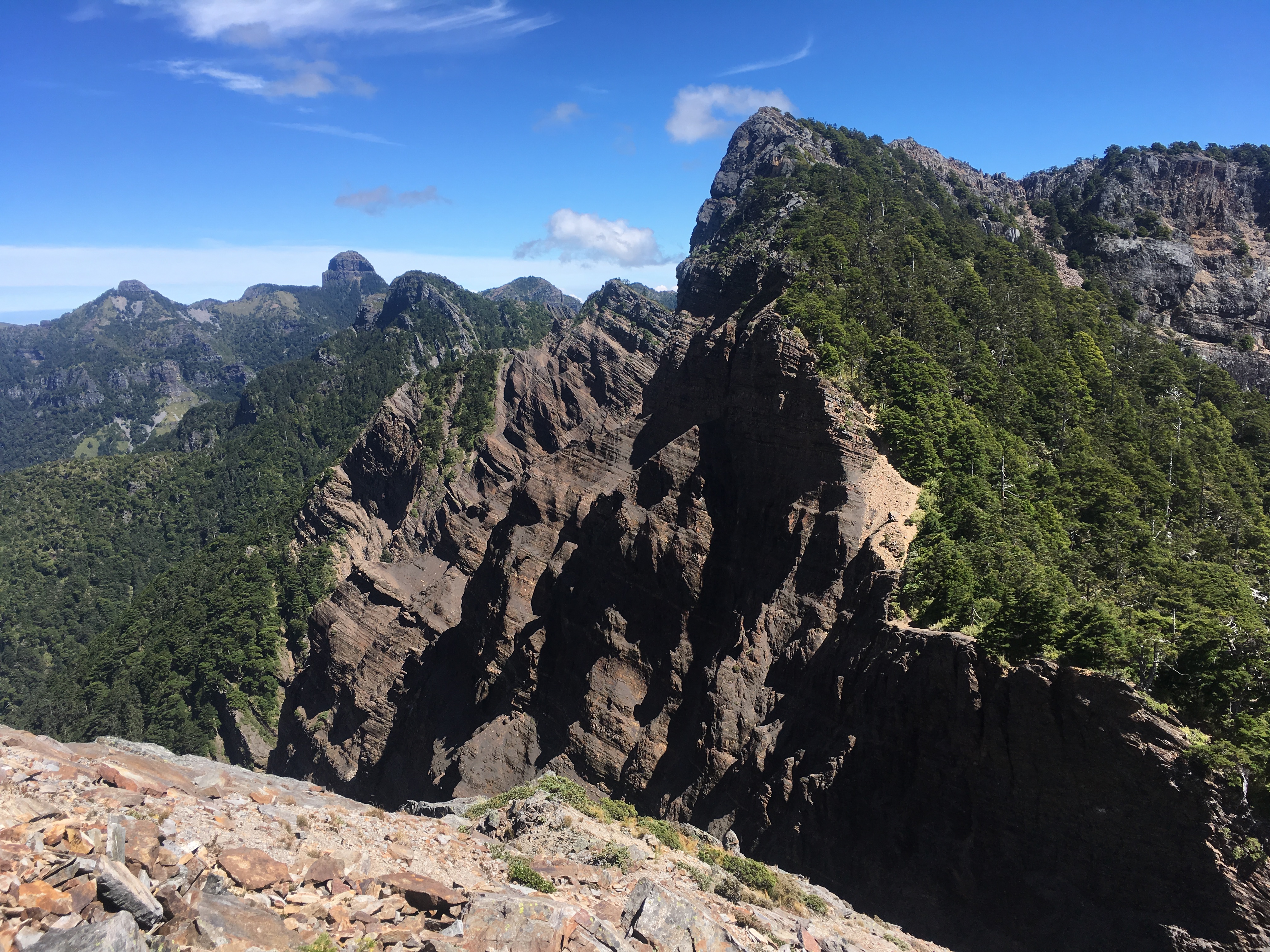素密達山盼望大霸尖山