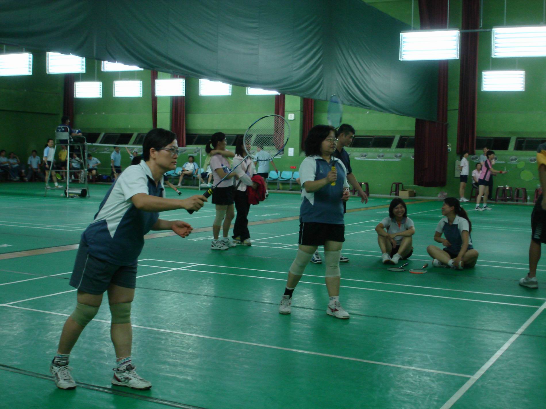 羽球女子組雙打搭擋：吳瓊惠與呂芳雪