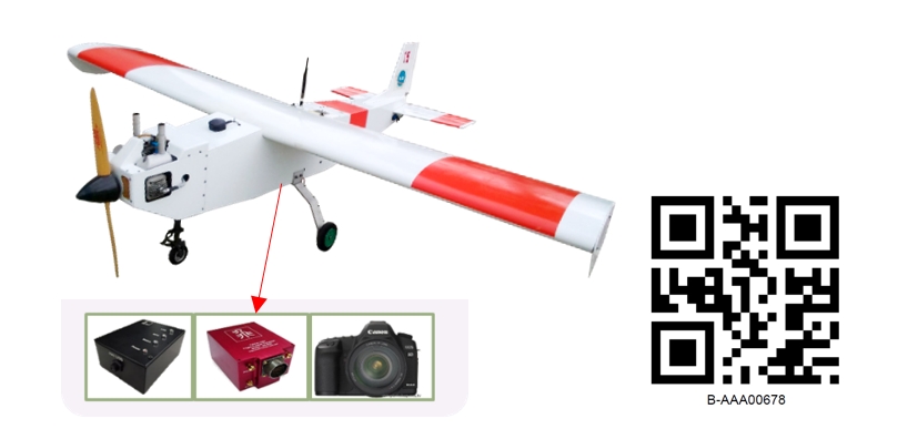 fixed wing UAS payloads & ID number